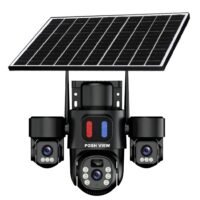 Posh View Multi Lense Solar Powered Security Camera