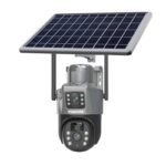 Posh View Dual Lens Solar Powered Security Camera