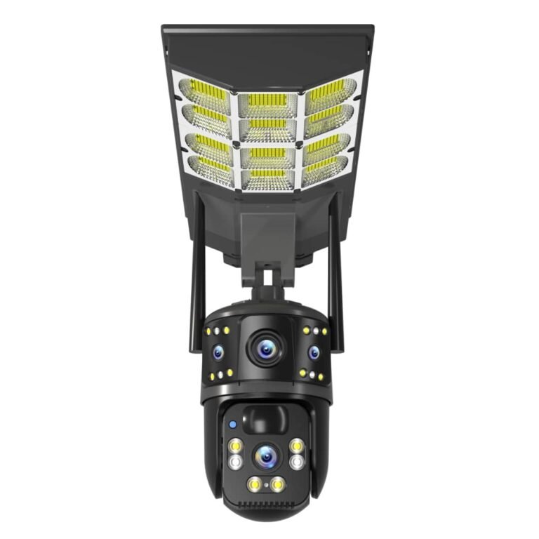 Posh View dual Lense Solar Powered Security Camera With Light