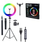 12 inches RGB Ringlight with tripod stand