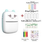 Portable Thermal Printer Print Paper Mini Pocket Thermal