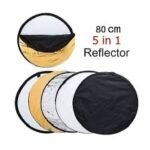 80cm 5 In 1 Photography Lighting Reflector Disc Collapsible Studio Reflector
