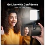 Selfie Light - Portable Photography & Video Lighting Kit For Smartphones, Cameras, And Laptops - Ideal For Live Streaming, Content Creation, And Content Reviewing, Smartphone Video Lighting, Adjustable Brightness, LED Lighting. ( Order Me -Rechargeable)