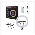 14 inches RGB Ring light with tripod stand