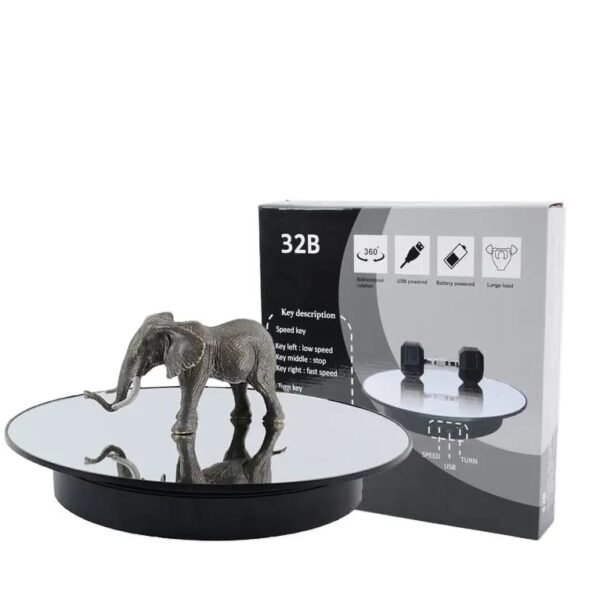 360 Rotating turntable: 32 cm